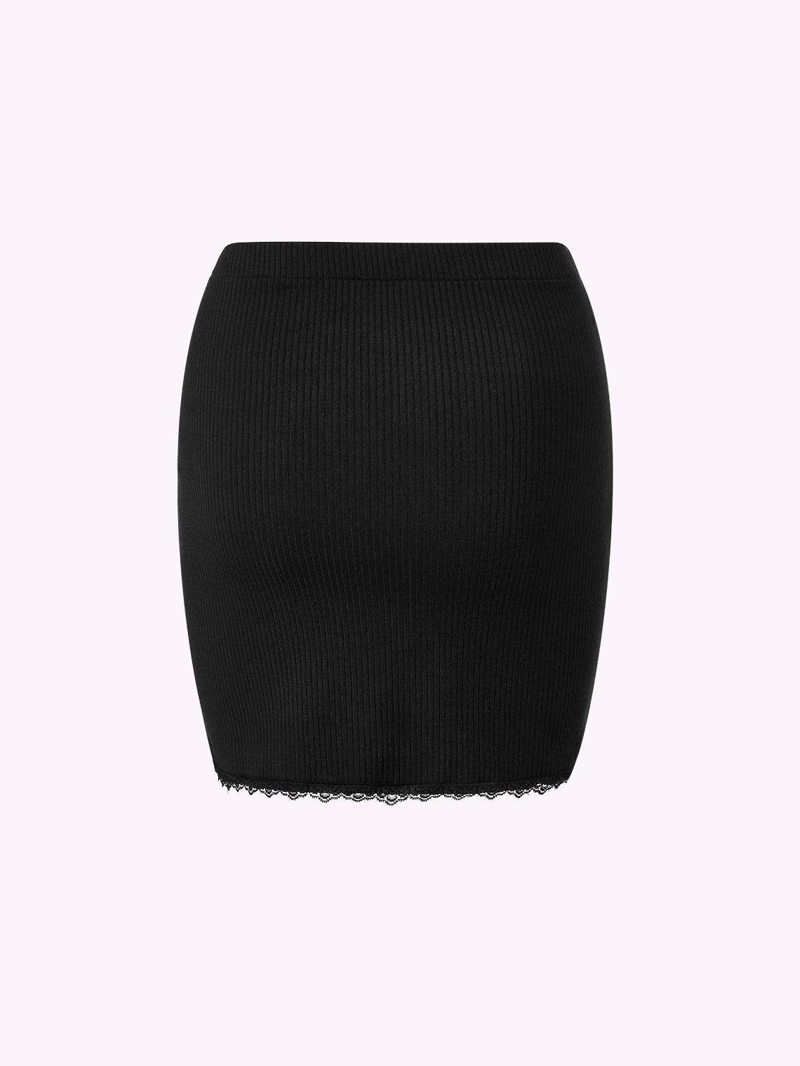 Punk Black Tribal Slim Bottom Skirt