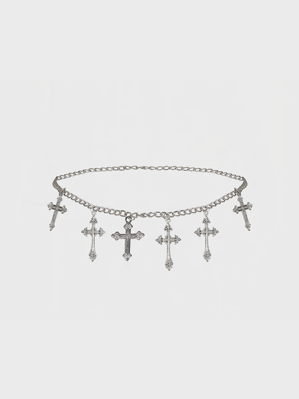 Metal Cross Pattern Waist Chain