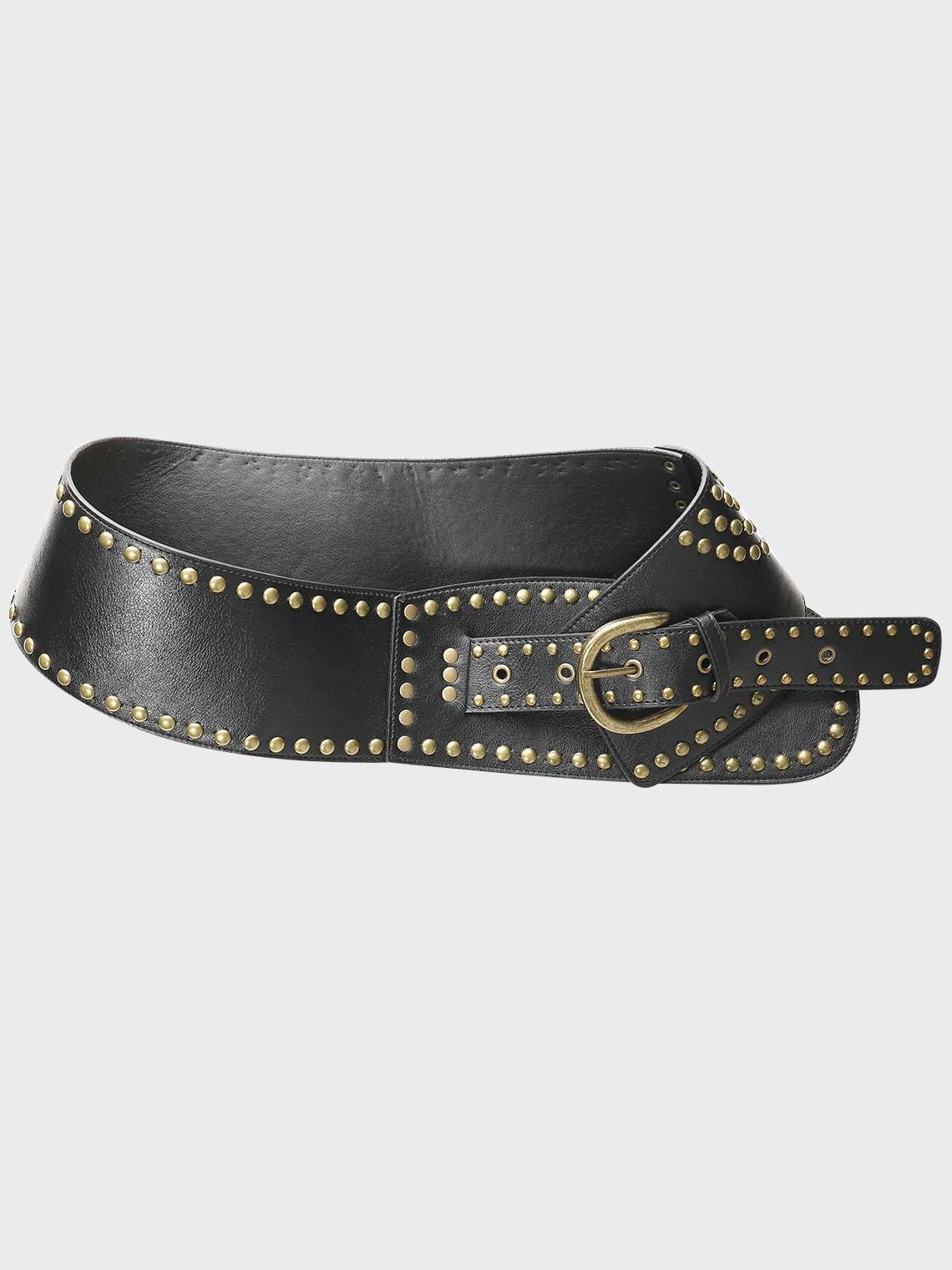 Metal Studs Plain Belt