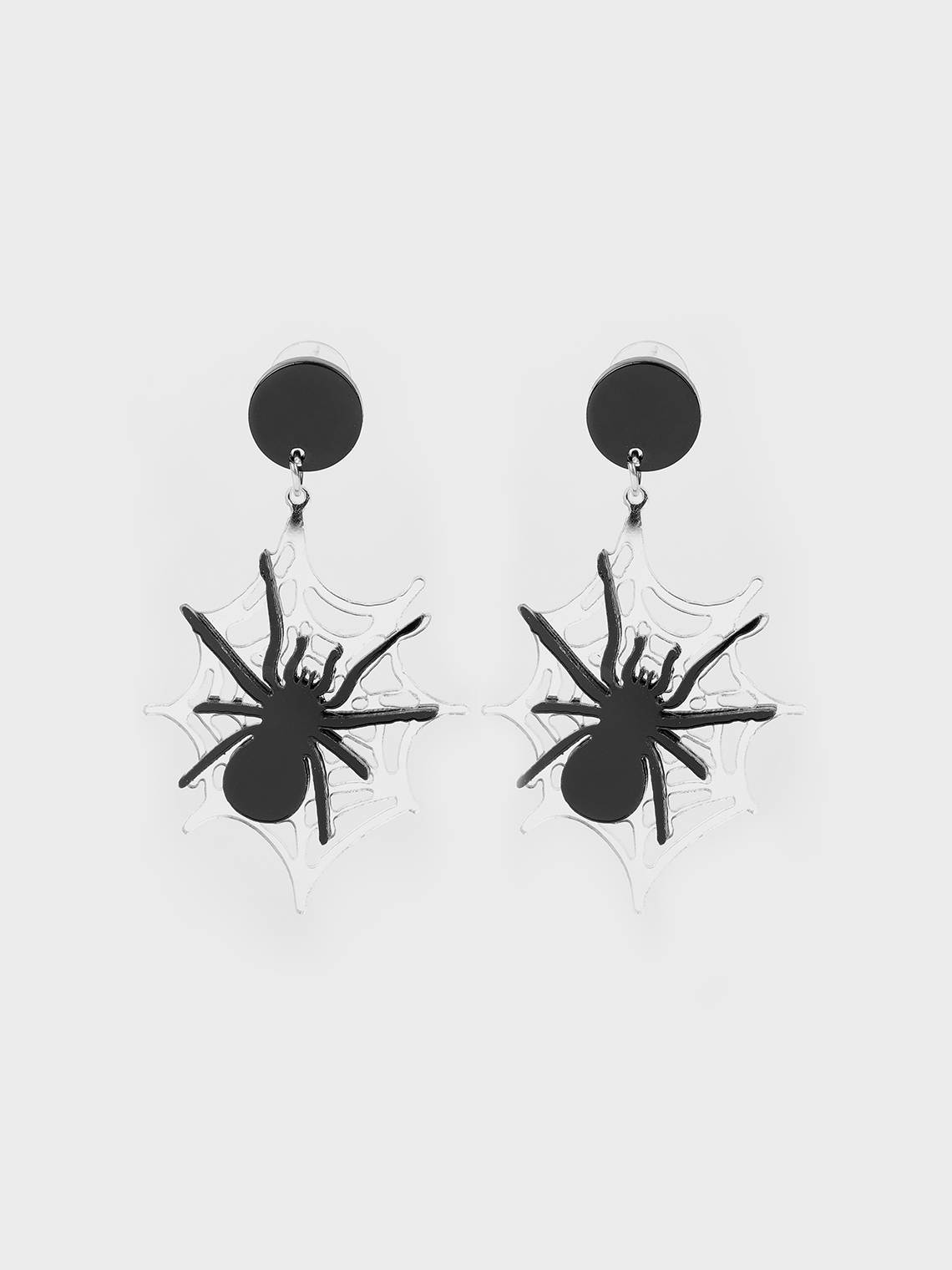 Metal Spider Pattern Earrings