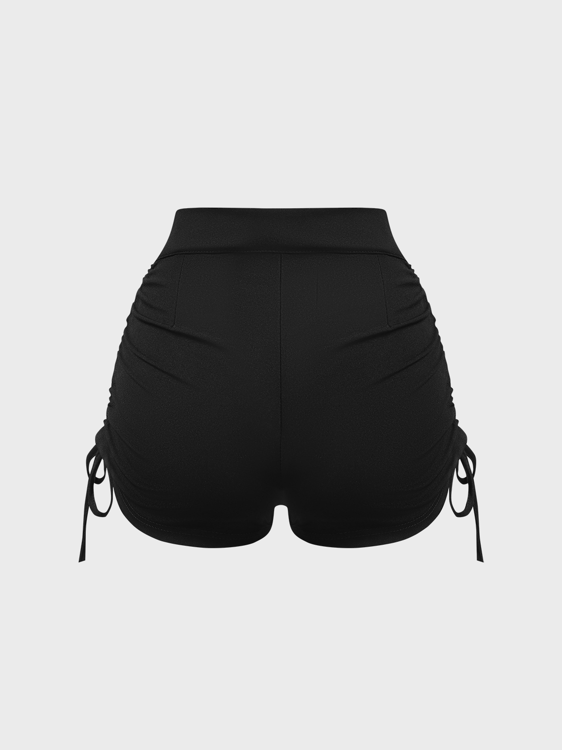 Drawstring Plain Shorts