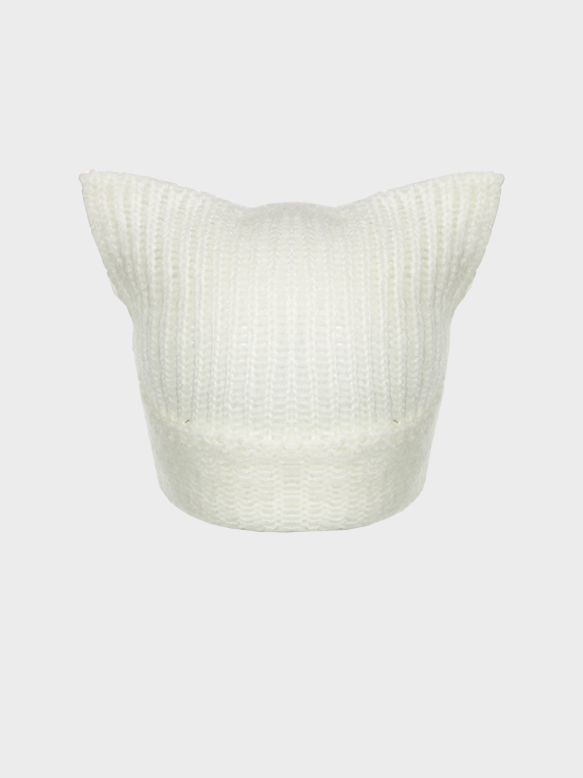 Cat Ear Plain Beanie