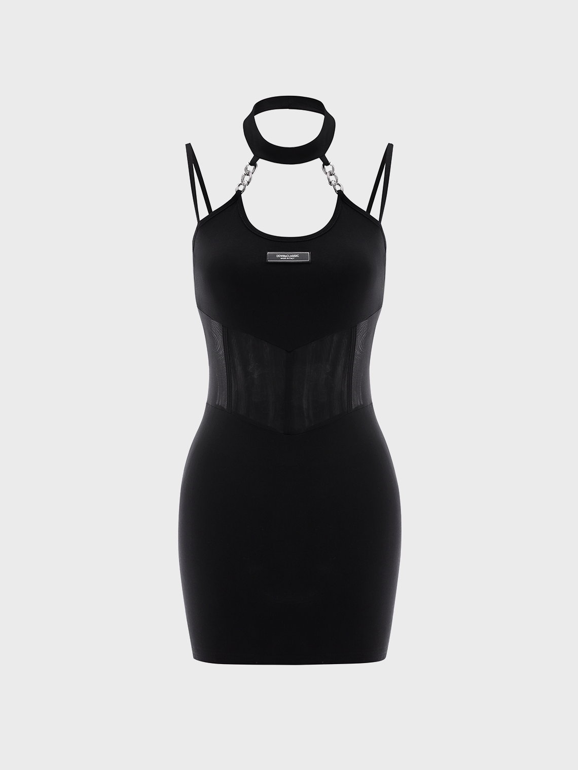 Street Black Dress Mini Dress