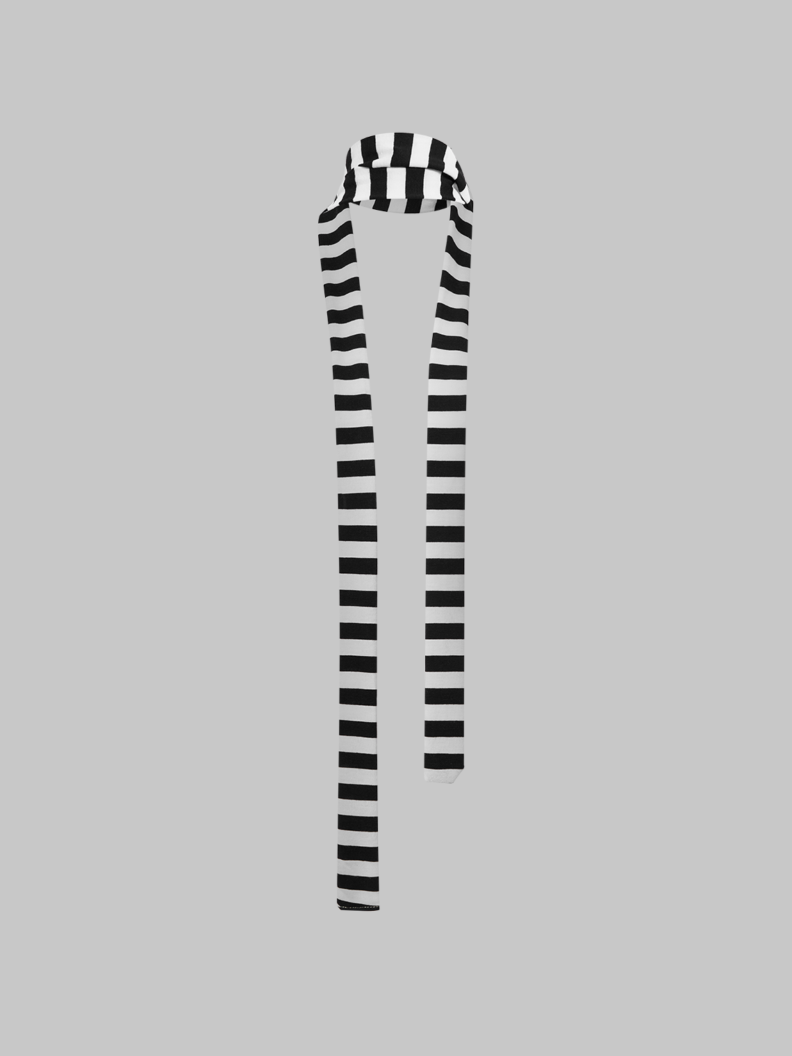 Y2K Black-white Accessory Scarf