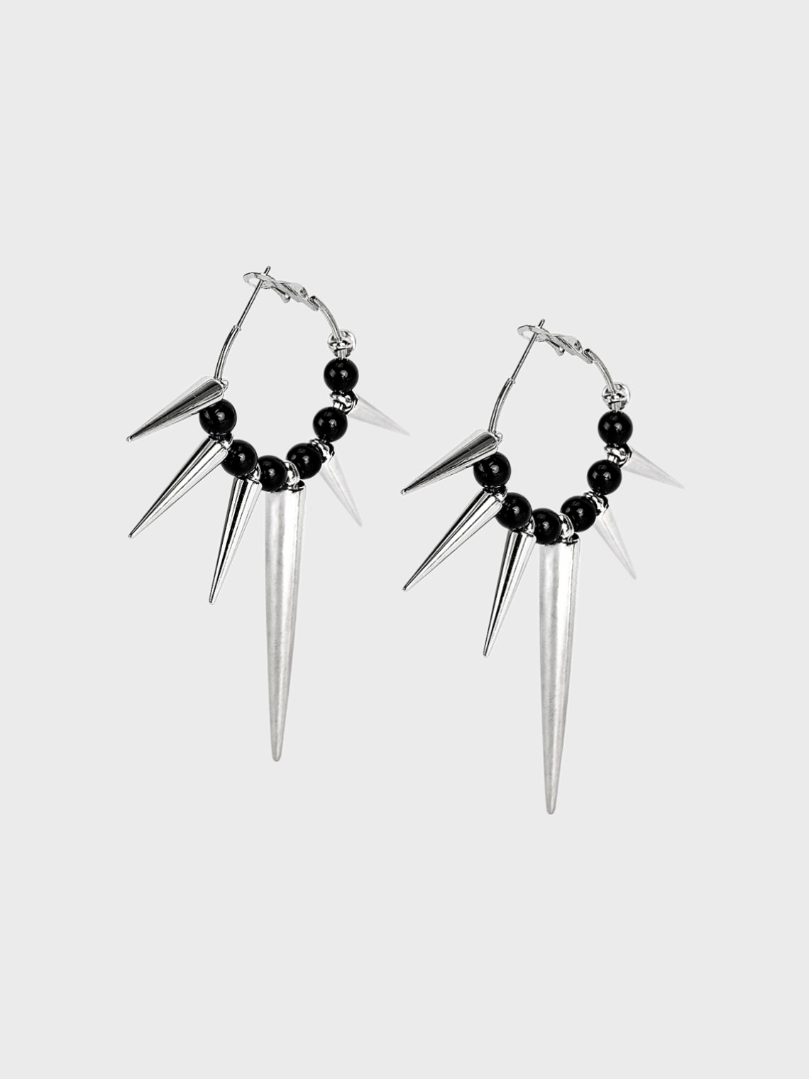 Punk Black Accessory Earrings