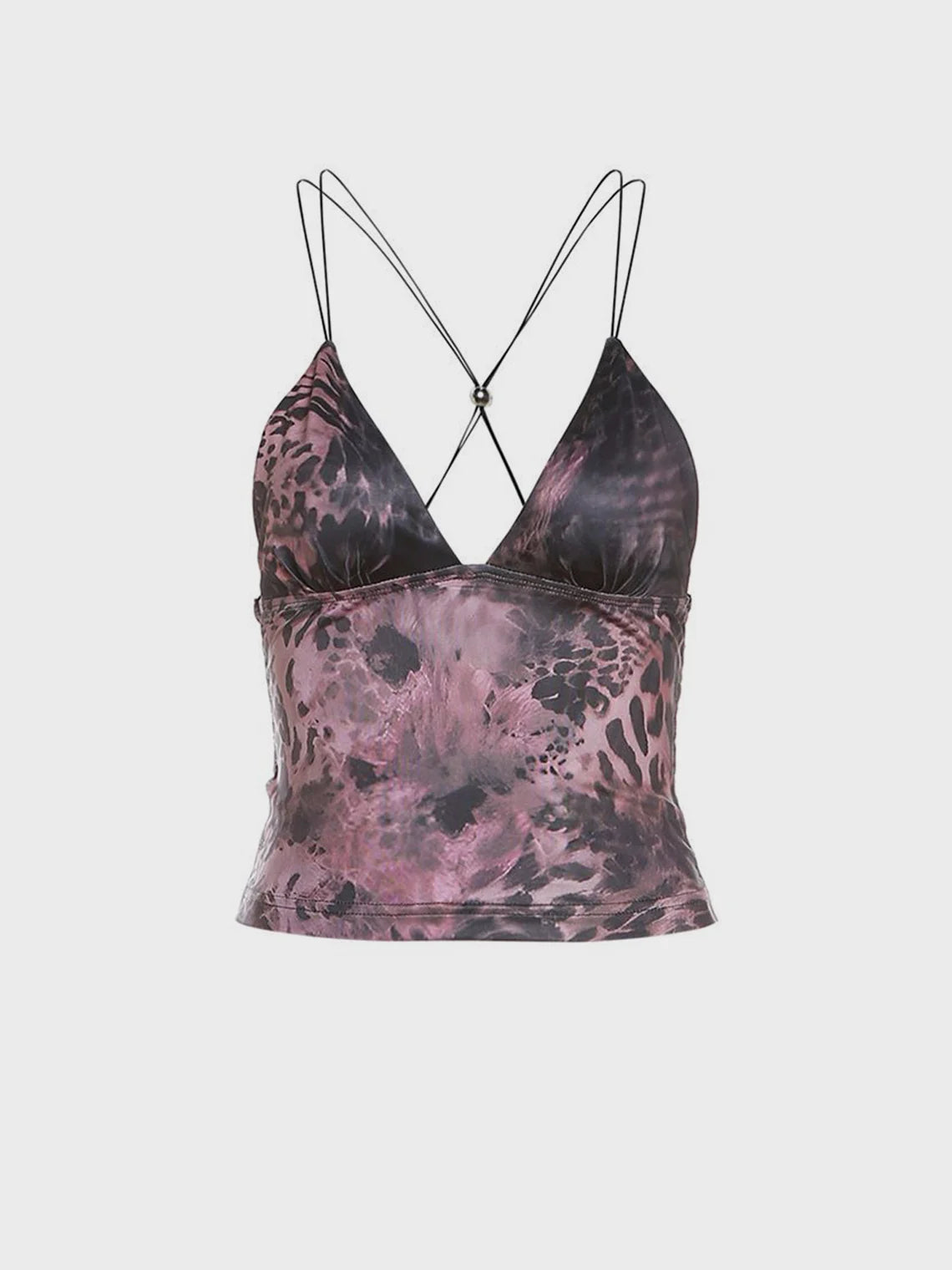 Spaghetti Leopard Cami Top