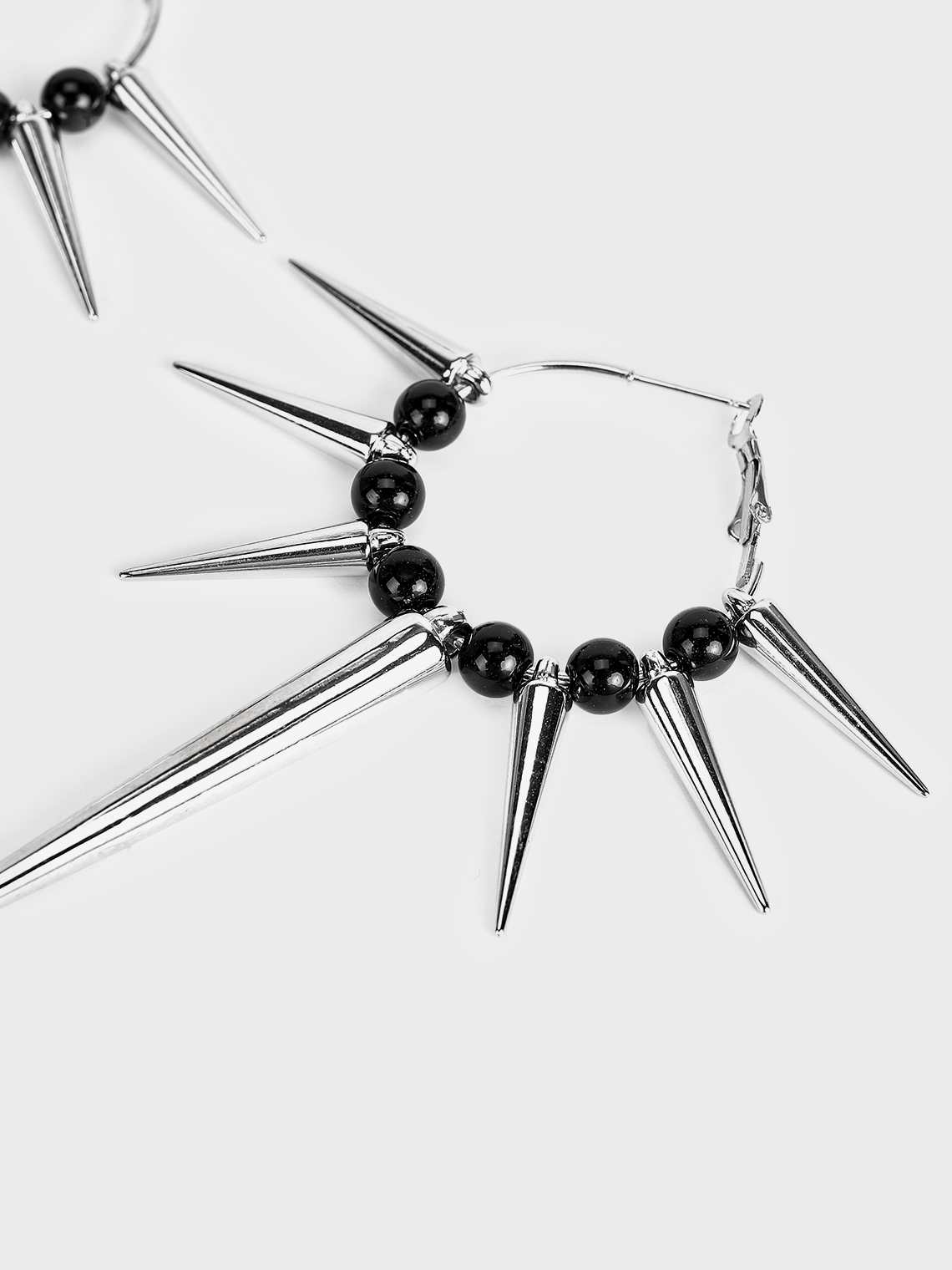 Punk Black Accessory Earrings