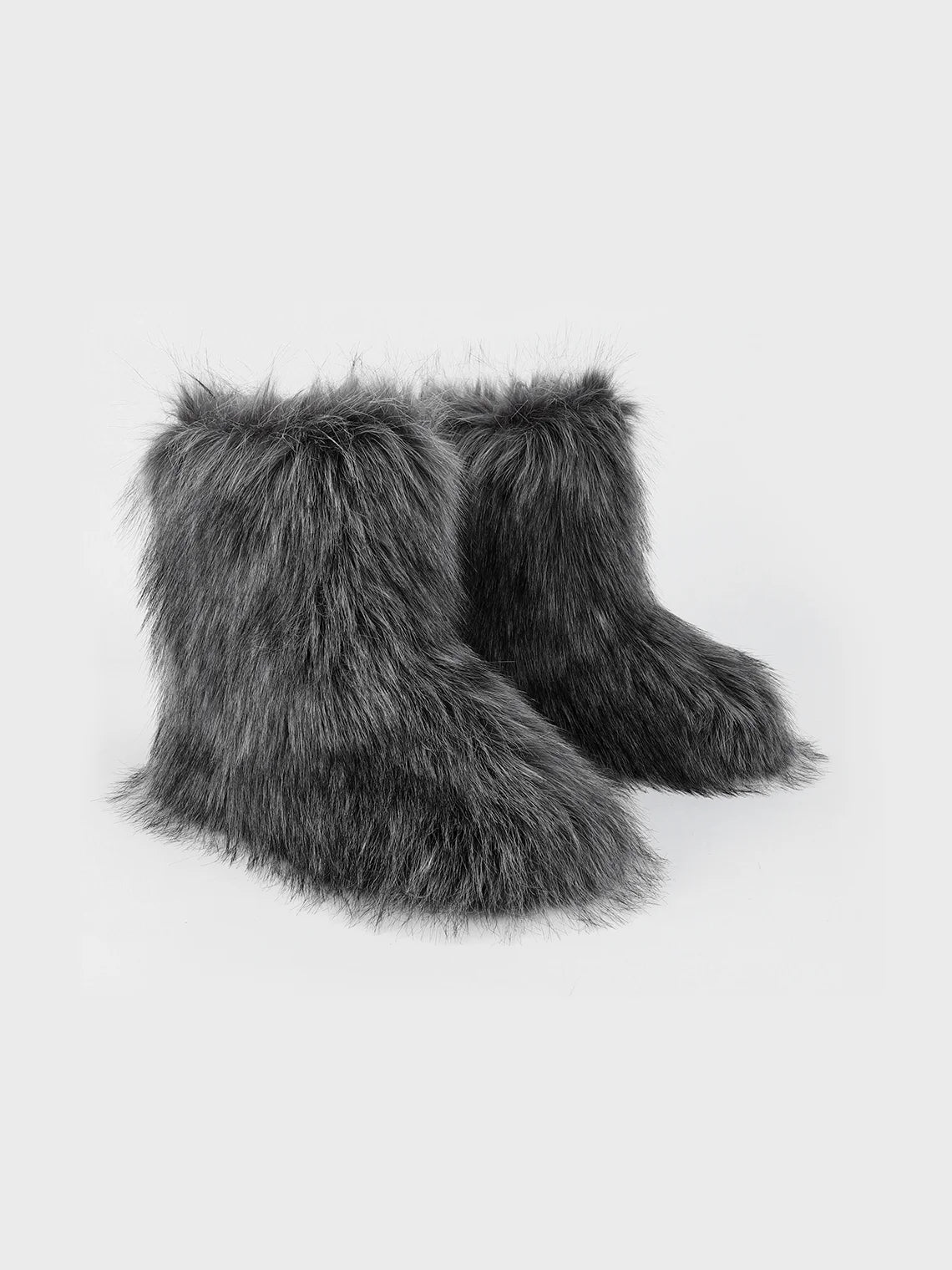 Winter Faux Fur Edgy Cotton-Padded Boots