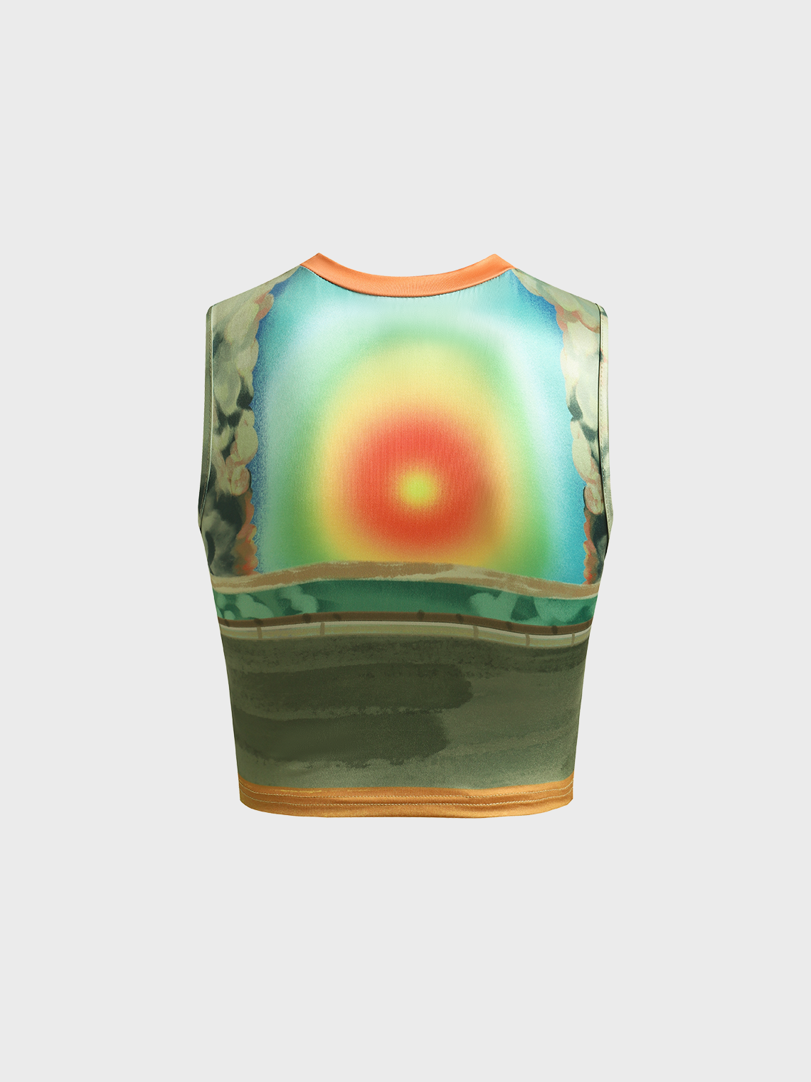 Tight Y2K Statue Crew Neck Tank Top