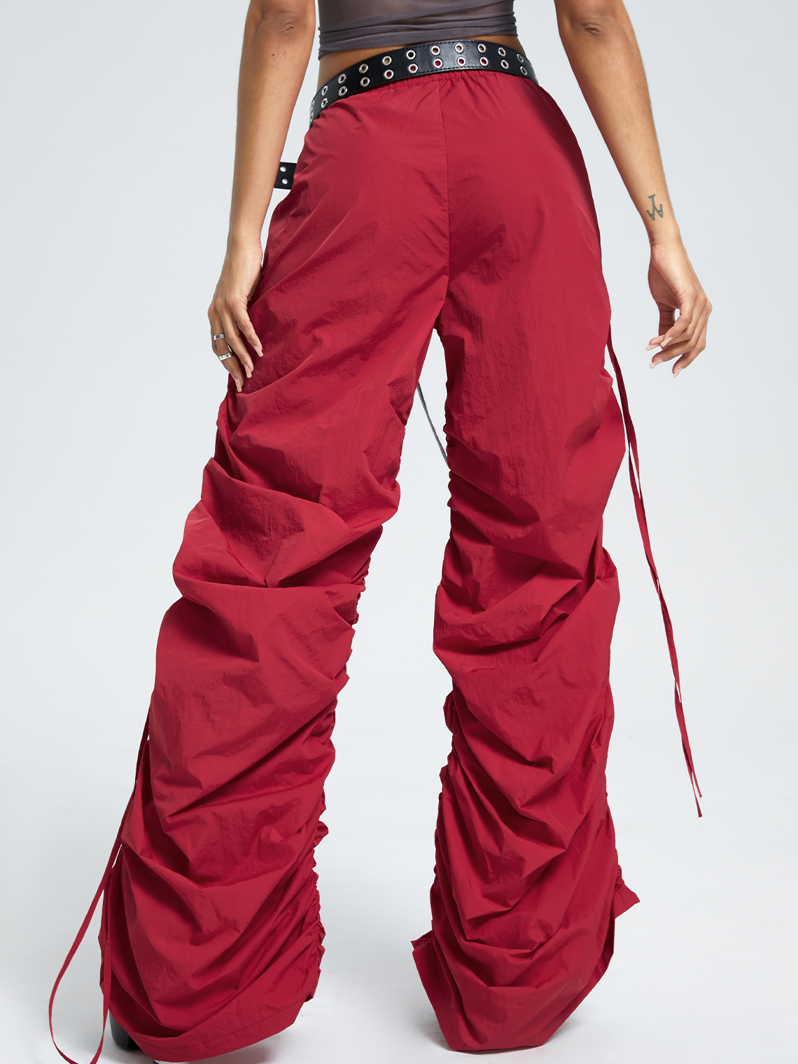 Street Red Bottom Pants