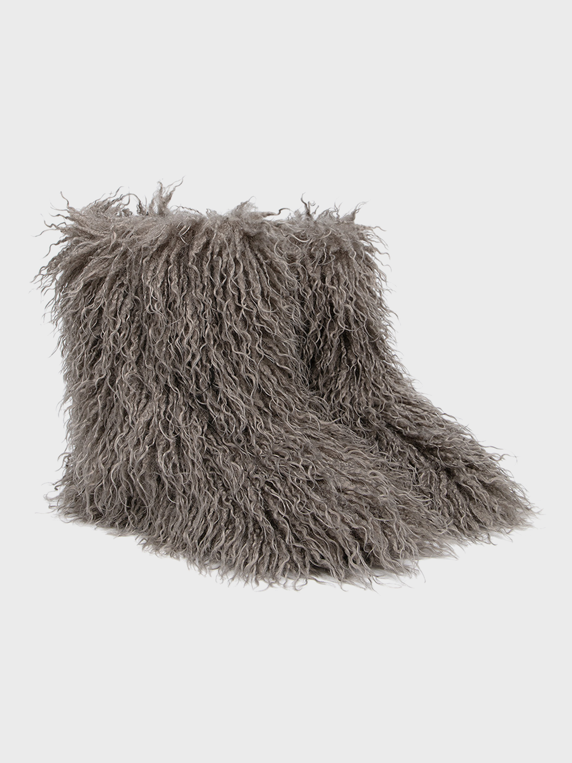 Fuzzy Faux Fur Ankle Plain Snow Boots