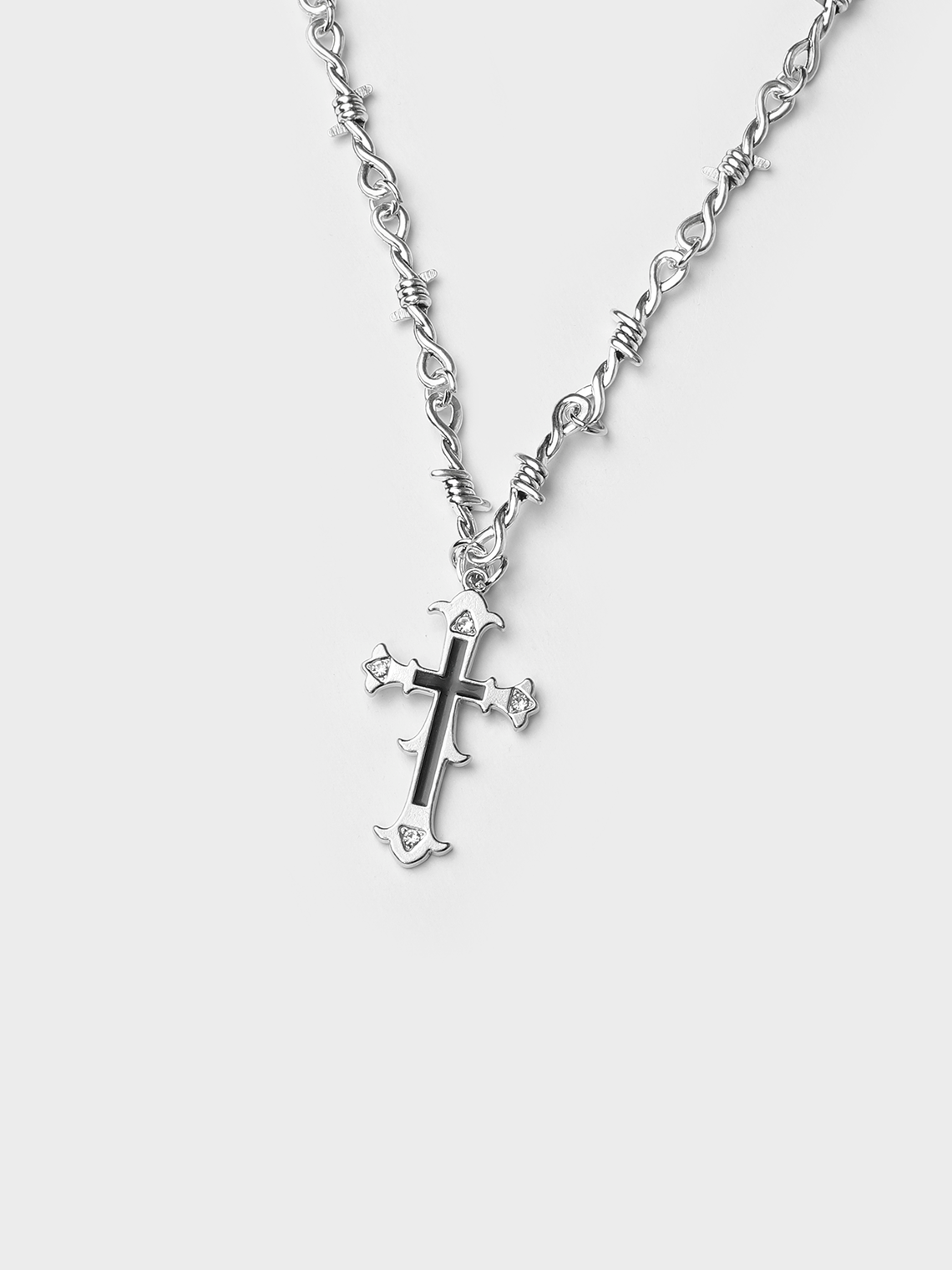 Metal Cross Necklace