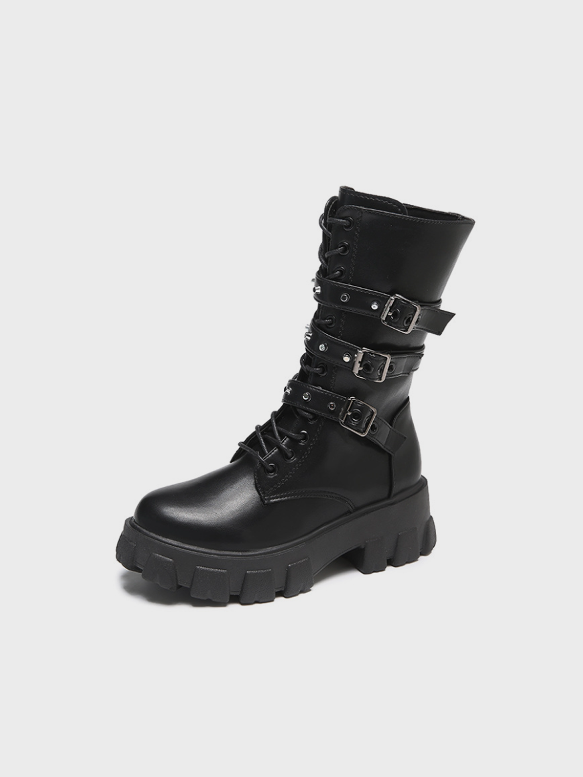 Plain Combat Boots