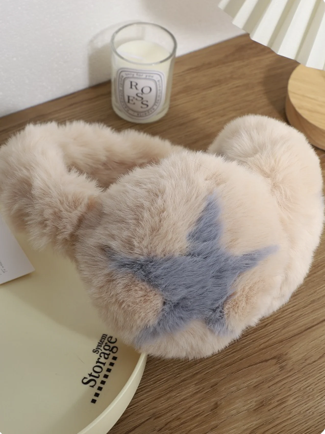 Plush Color Block Earmuff