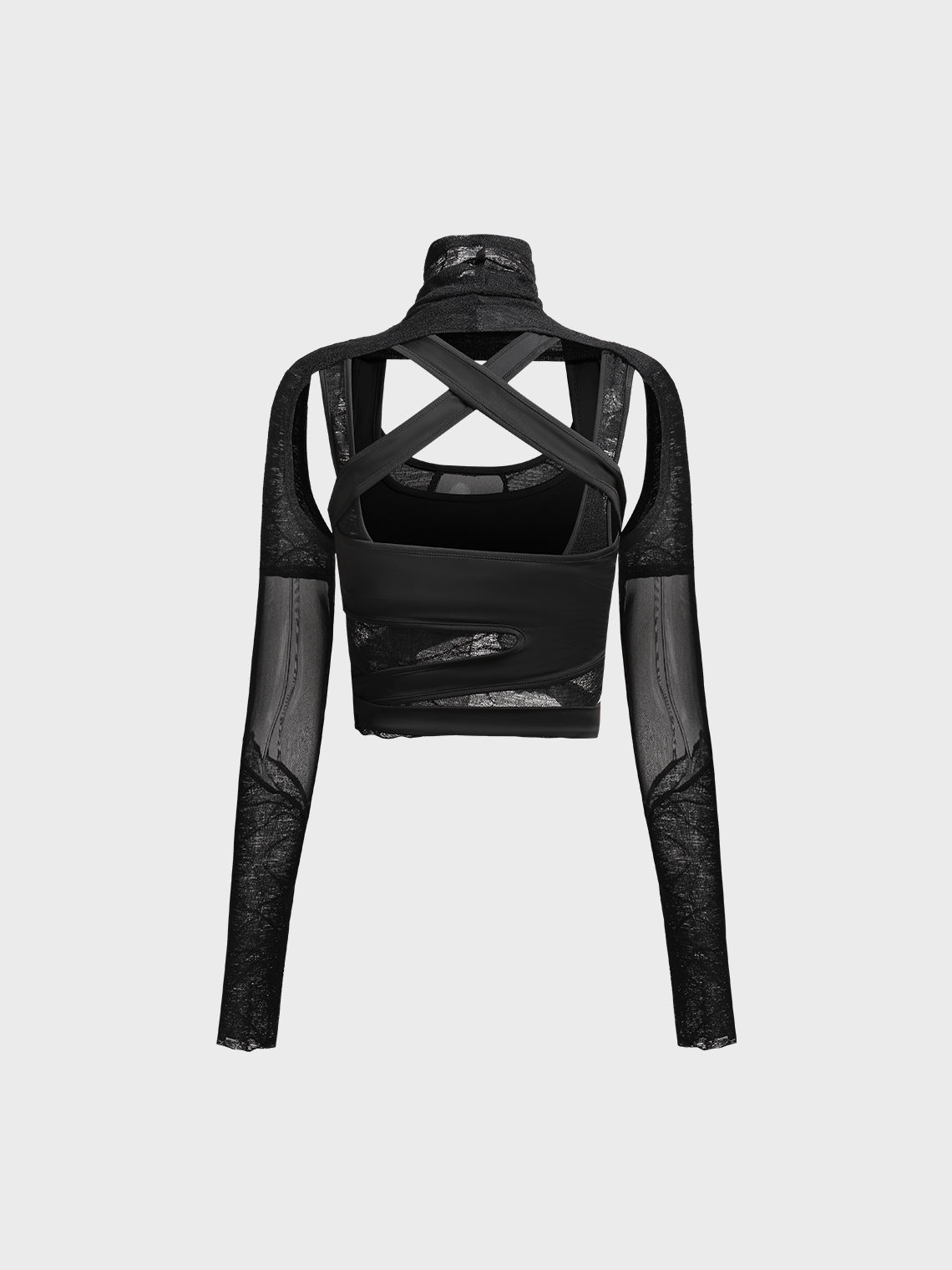 Y2k Black Cut out Top Women Top