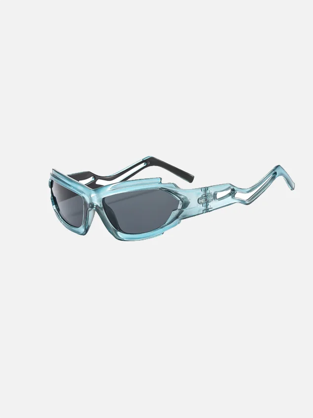 Cat Eye Fashion Color Block Sunglass