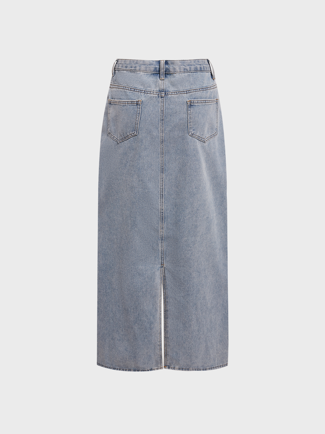 Street Blue Vintage Denim Bottom Skirt