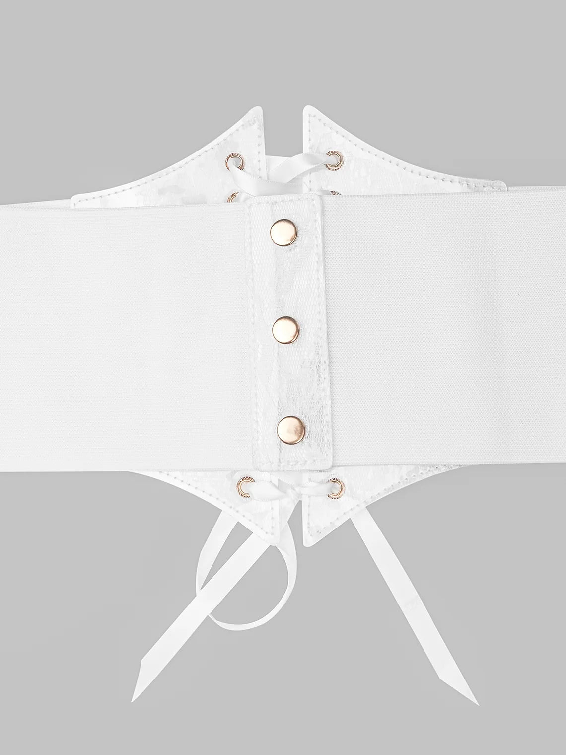 Lace Up Plain Corset Belt