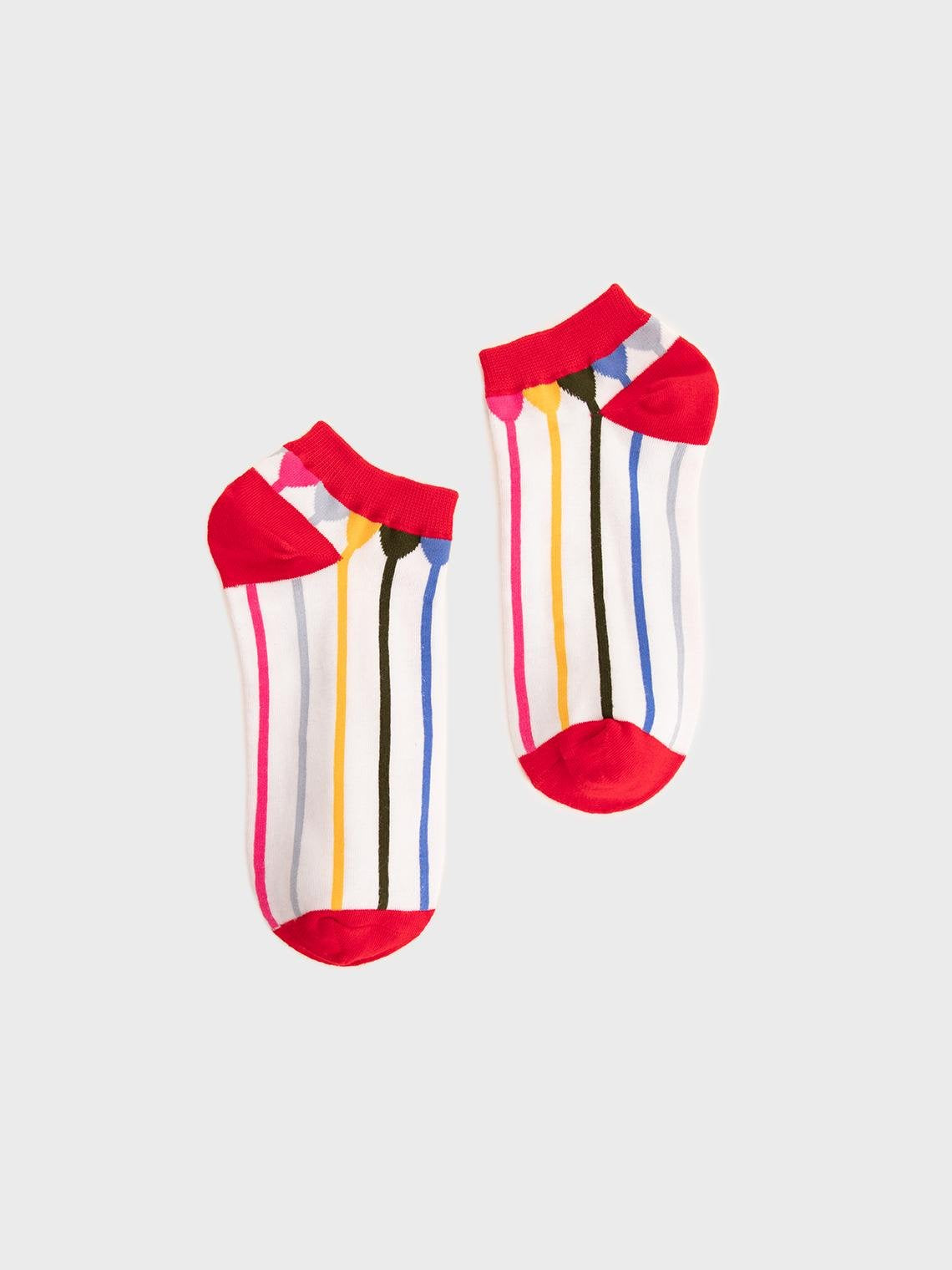 Red Brpwn Accessory Socks