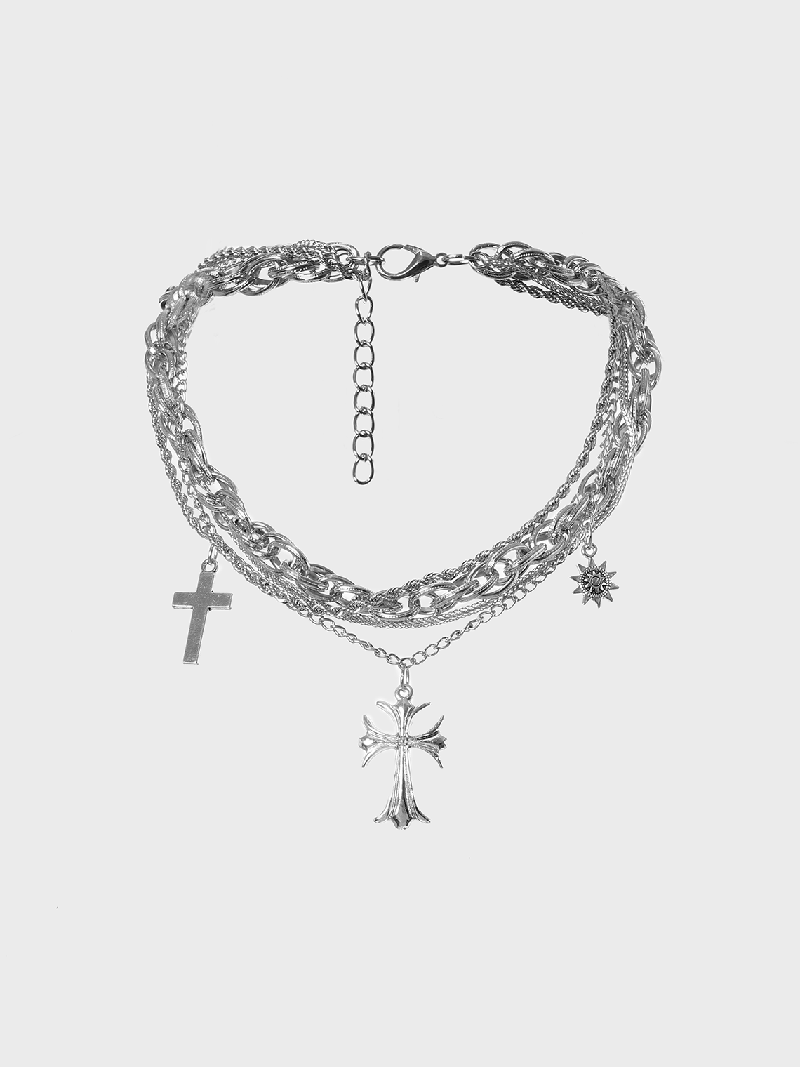 Metal Cross Necklace