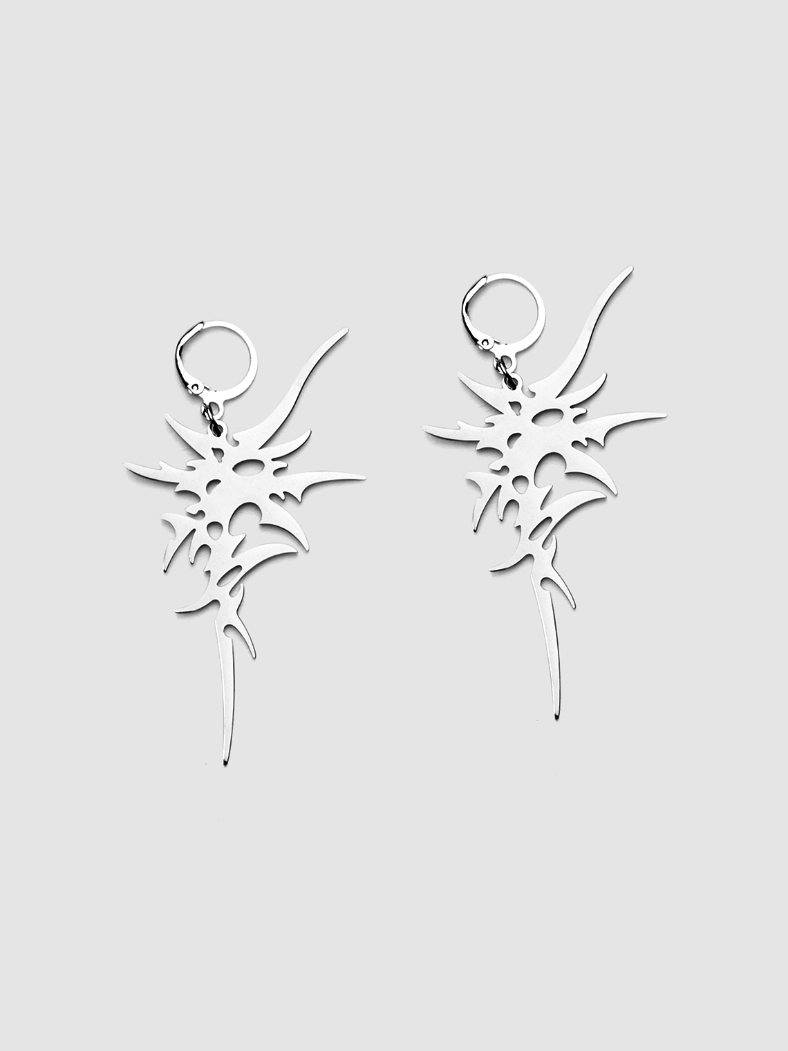 Y2K Silver Accessory Earrings