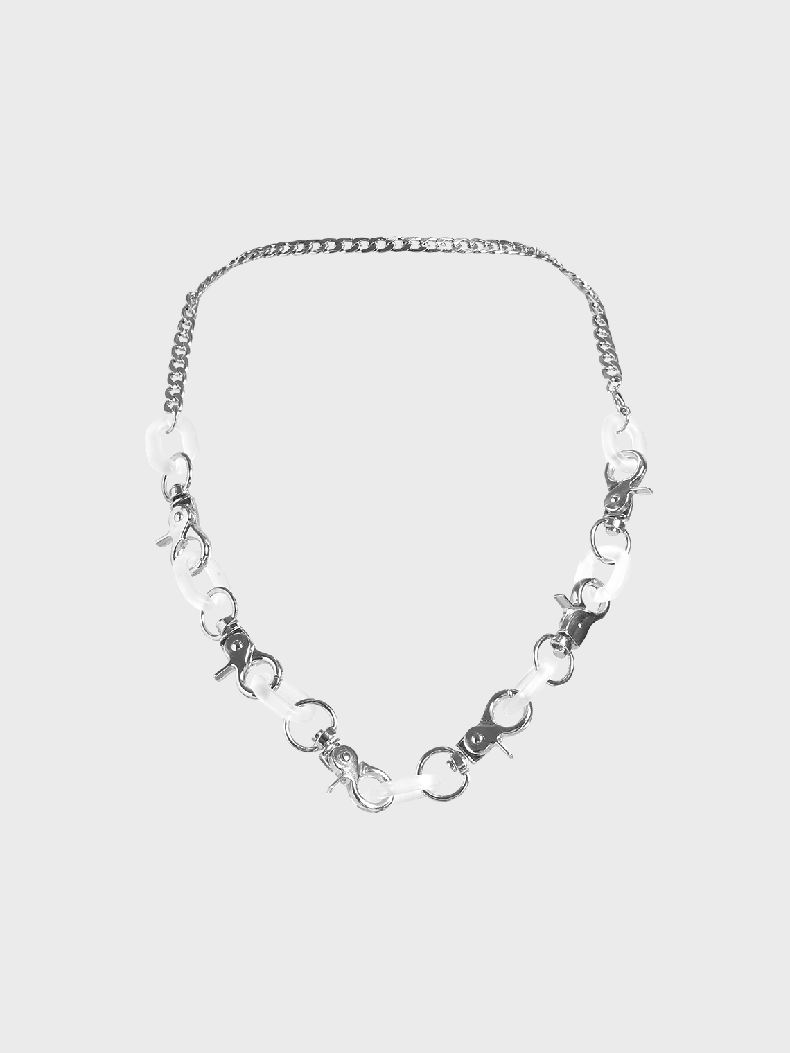 Street Silver Accessory Necklaces