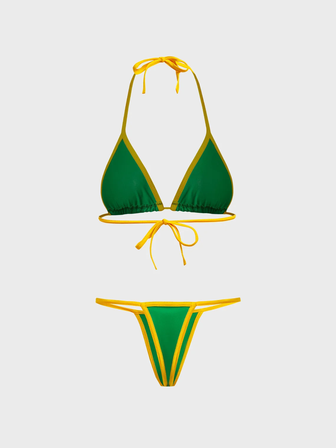 Brasil Halter Tight Y2K Bikini Set