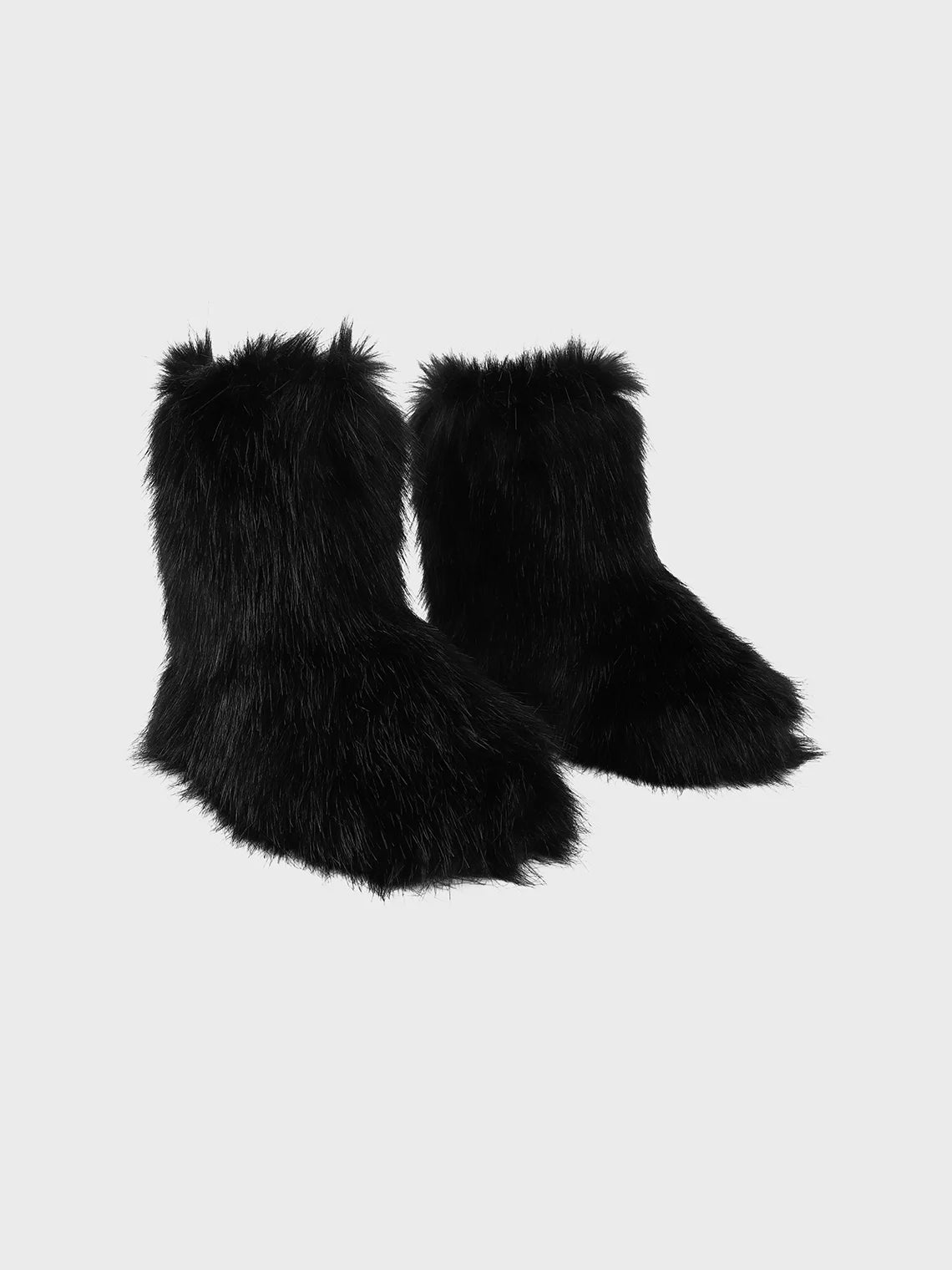 Winter Faux Fur Edgy Cotton-Padded Boots