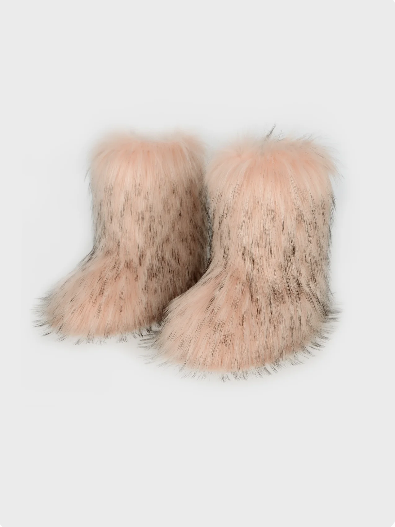 Winter Faux Fur Edgy Cotton-Padded Boots