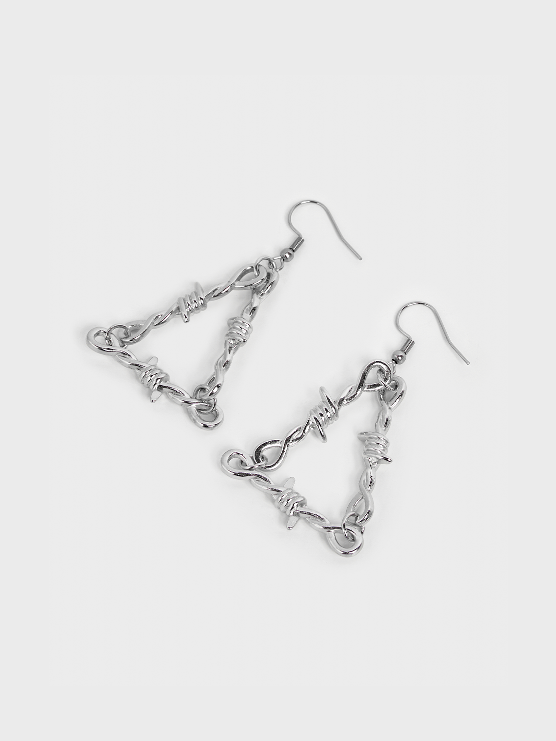 Punk Silver Accessory Earrings