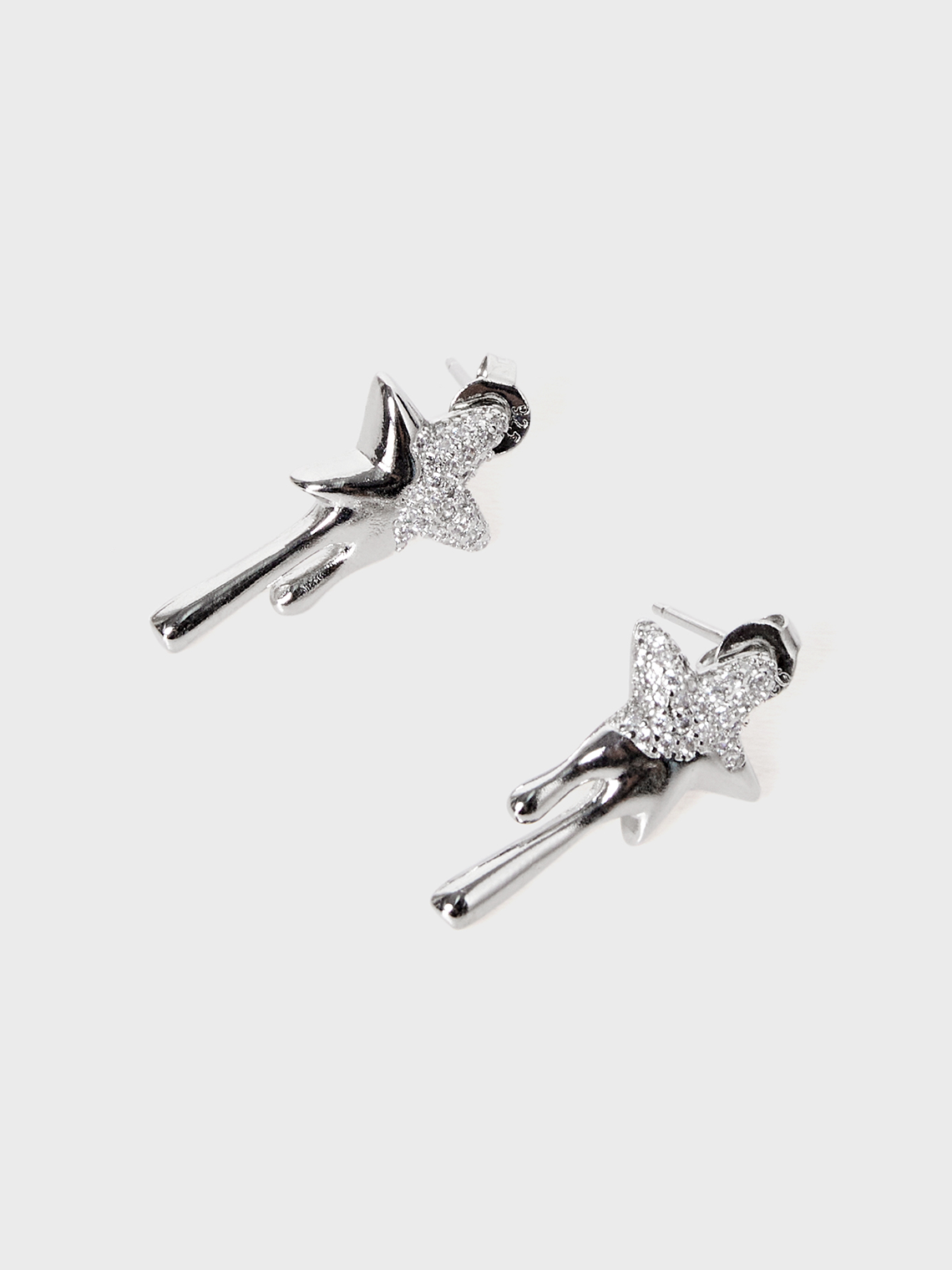 Y2k Silver Accessory Earrings