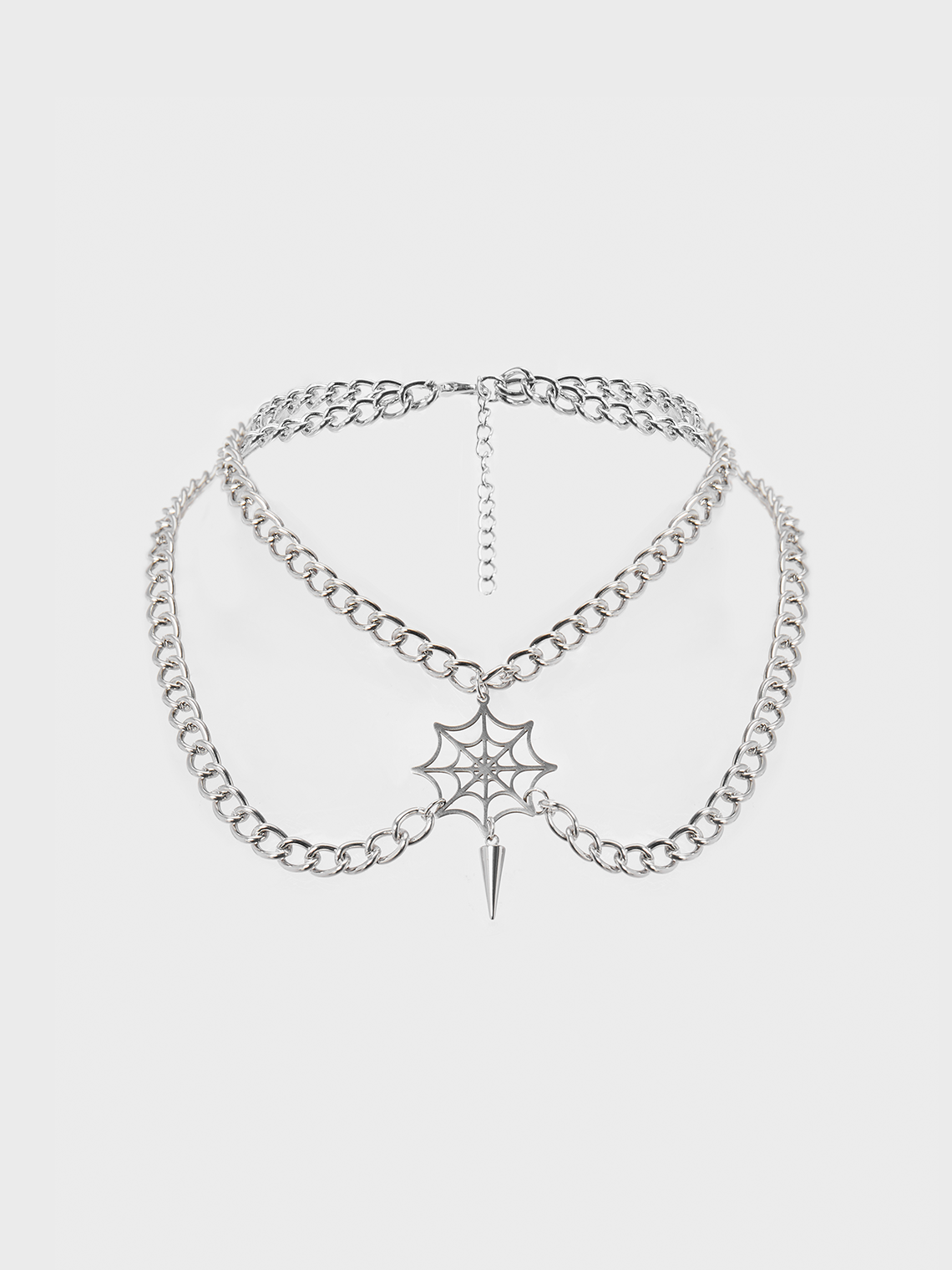 Y2K Silver Accessory Necklaces