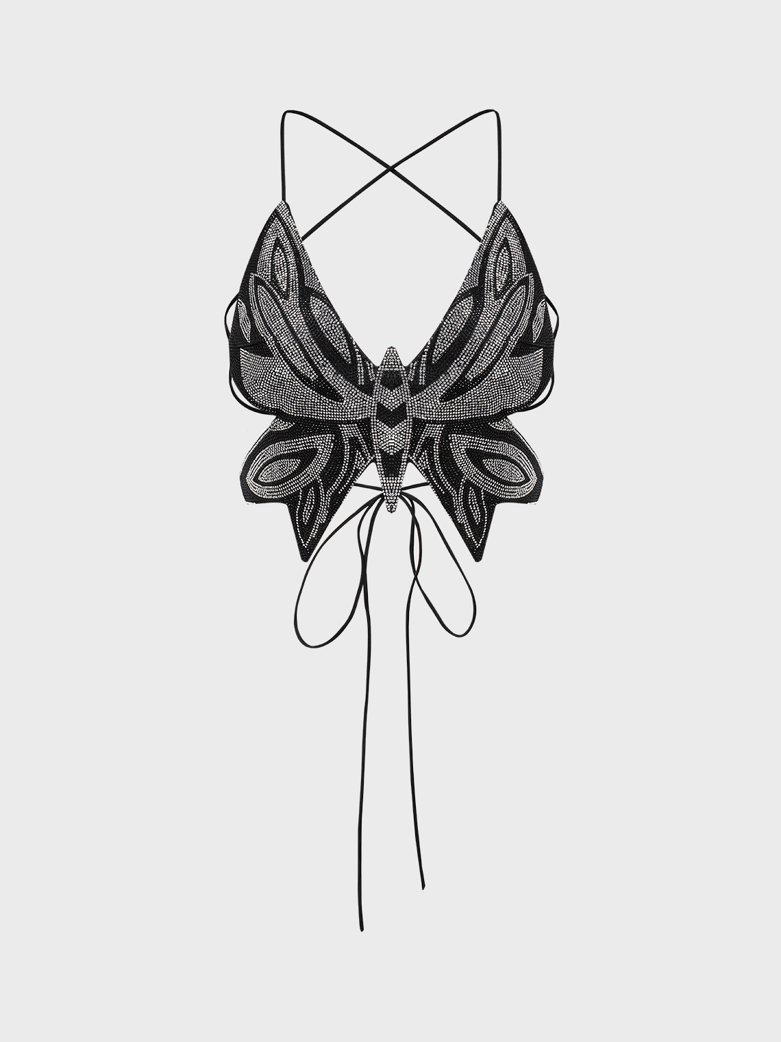 Y2k Black Butterfly Top Tank Top & Cami