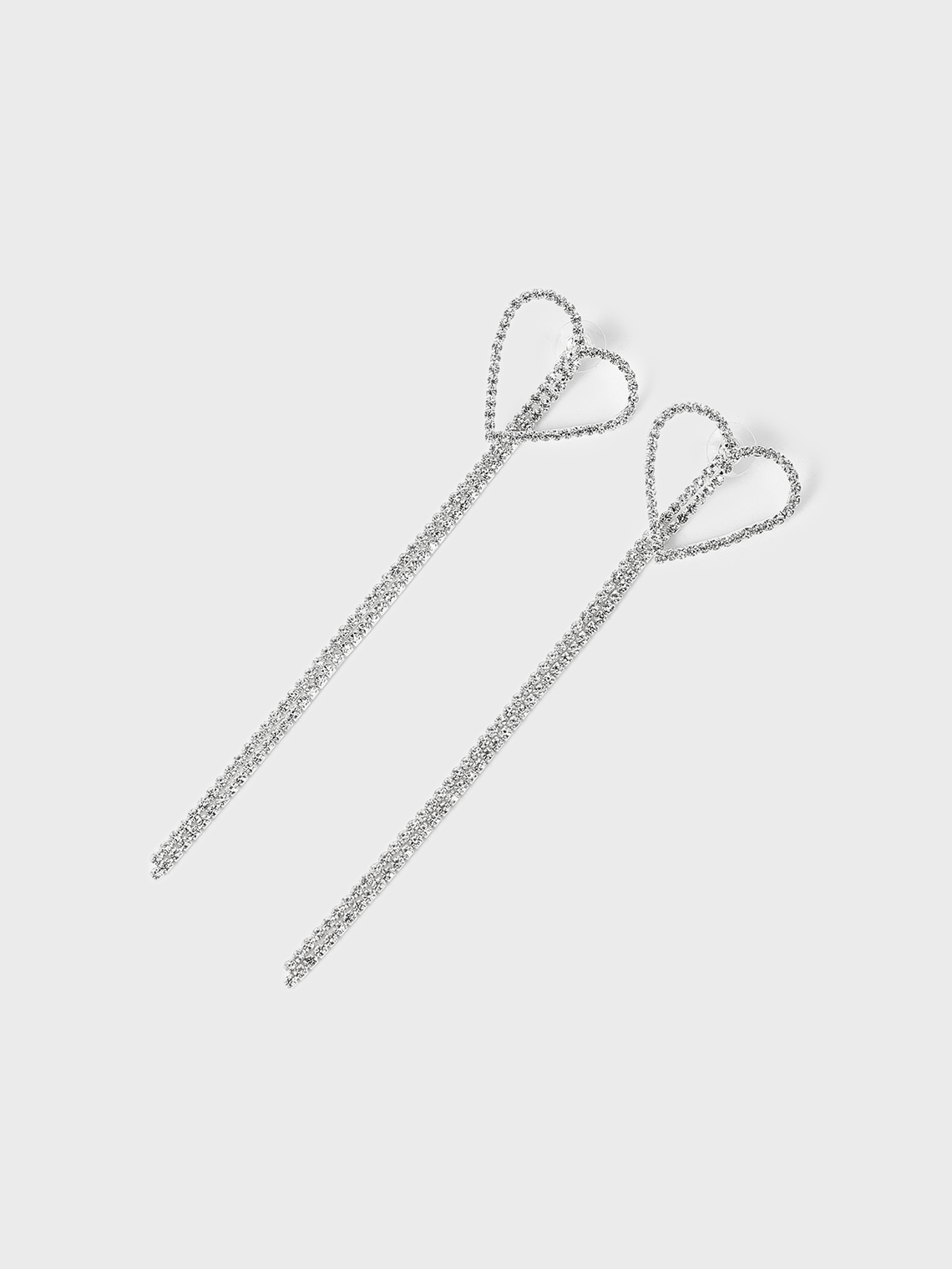 Y2K Silver Accessory Earrings