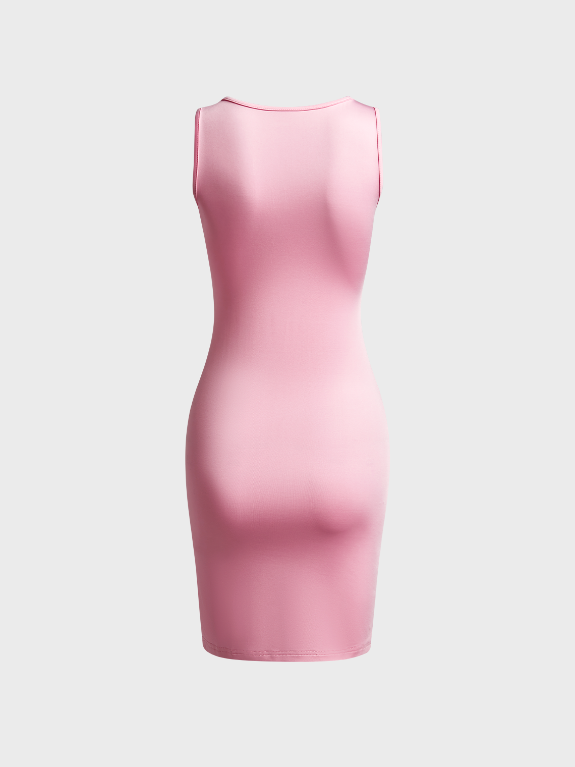 Y2k Pink Body print Dress Midi Dress