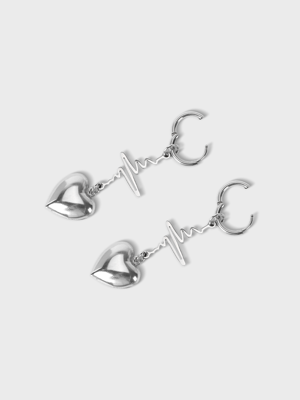 Y2K Silver Accessory Earrings