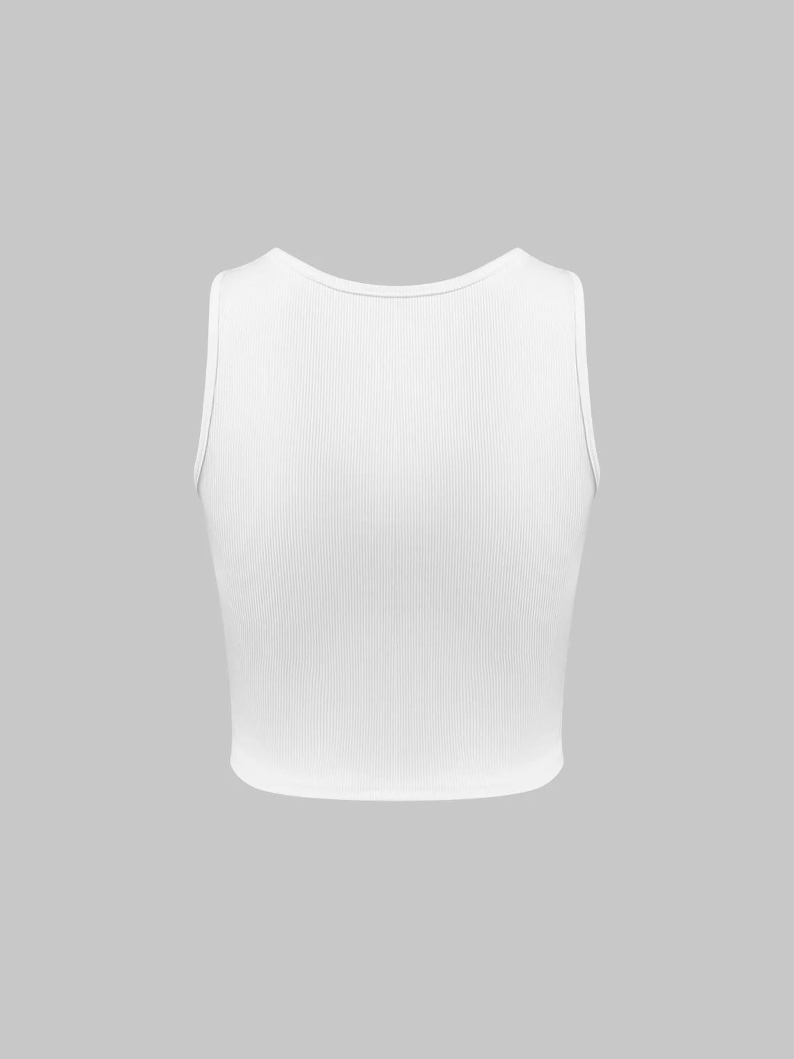 Street White Letter Top Tank Top & Cami