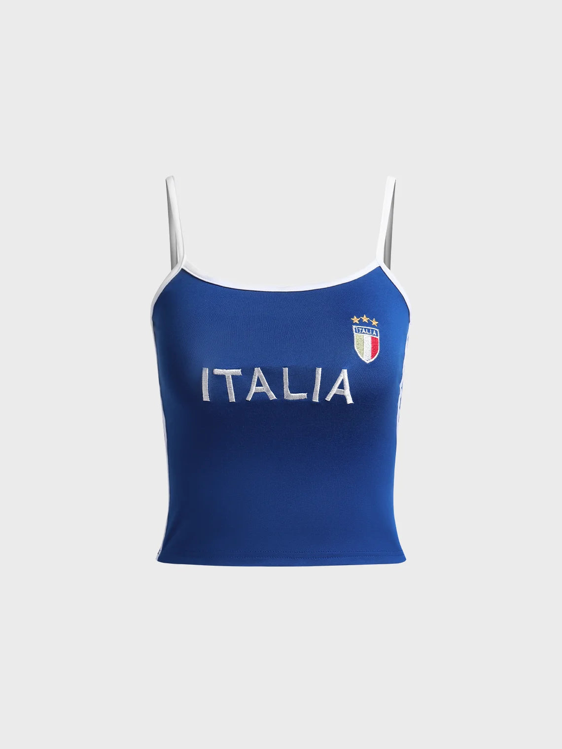 Italia Embroidery Top Tank Top & Cami