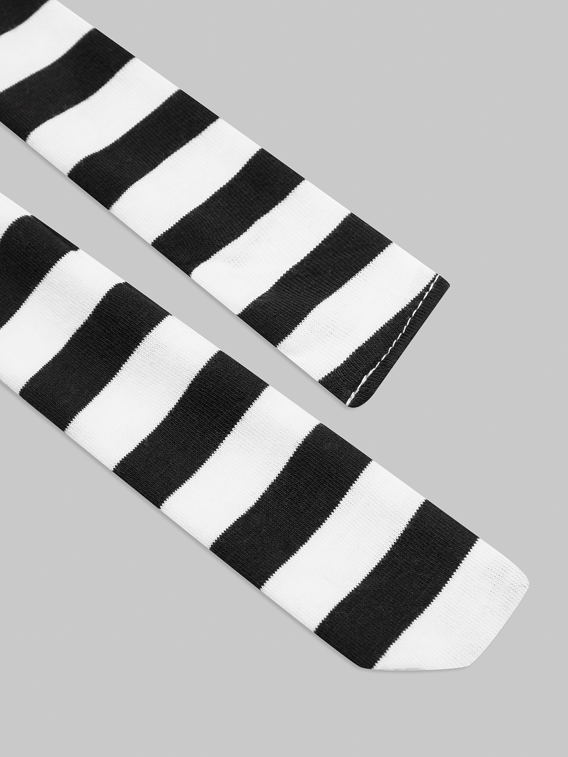 Y2K Black-white Accessory Scarf