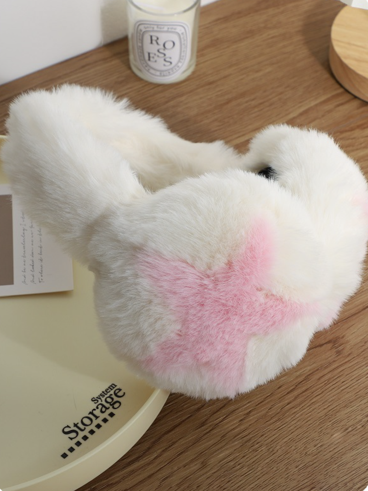 Plush Color Block Earmuff