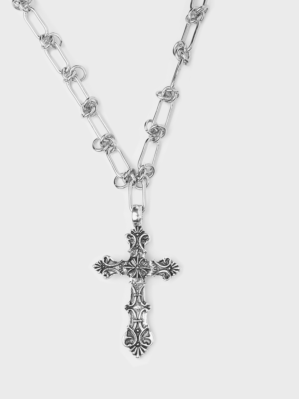 Metal Cross Necklace