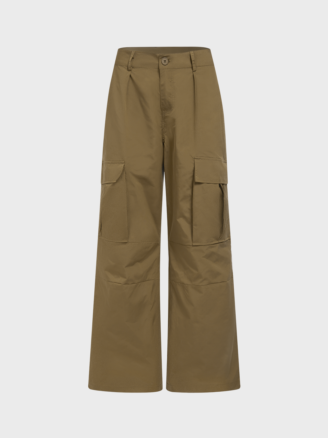 Pocket Plain Cargo Straight Pants