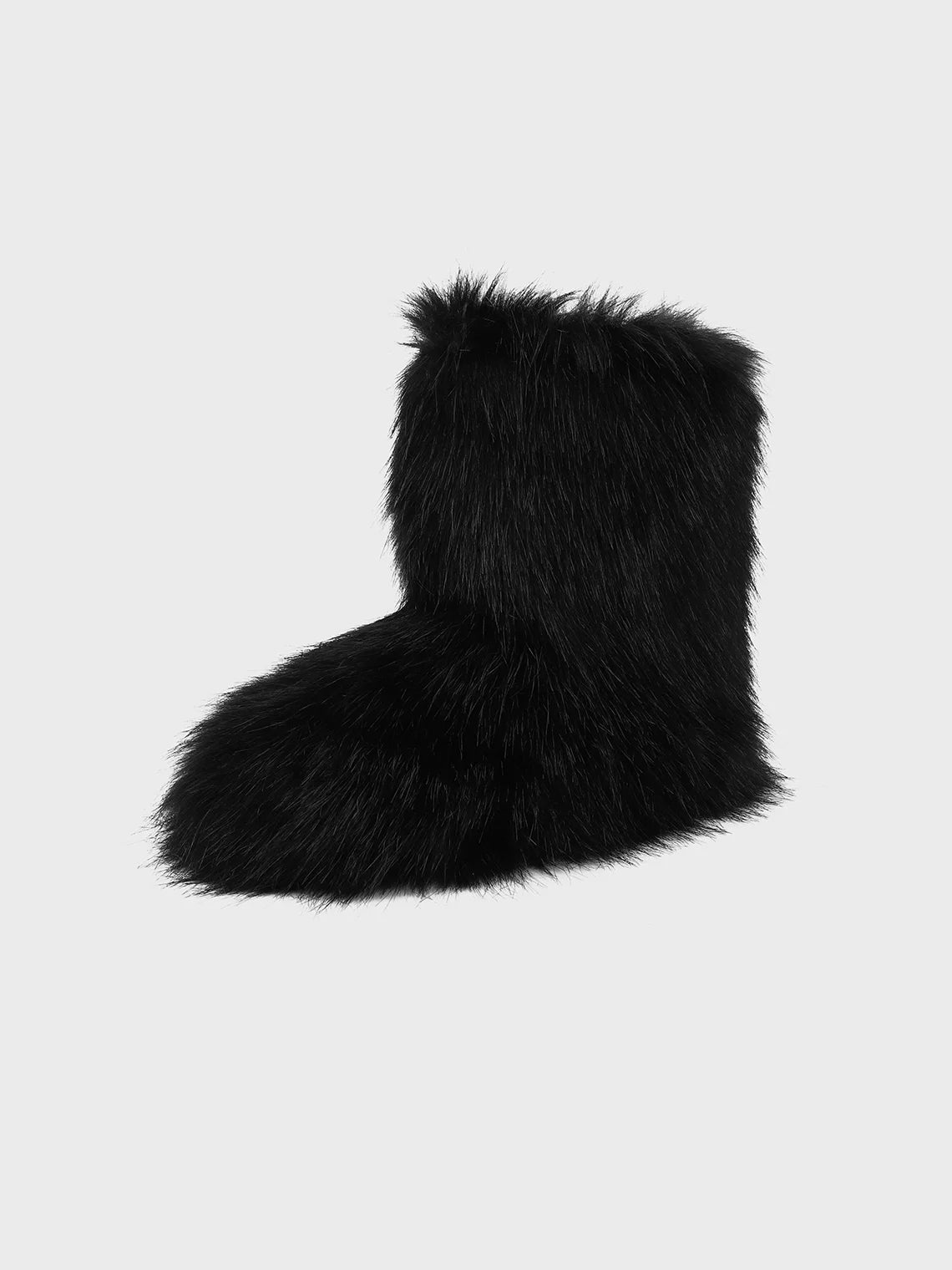 Winter Faux Fur Edgy Cotton-Padded Boots