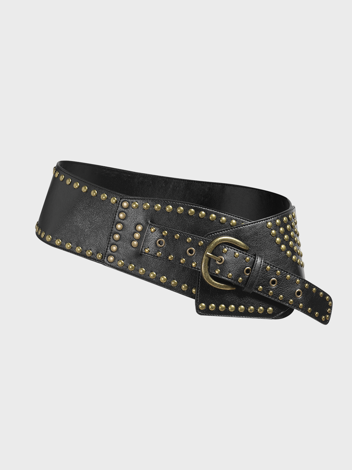 Metal Studs Plain Belt