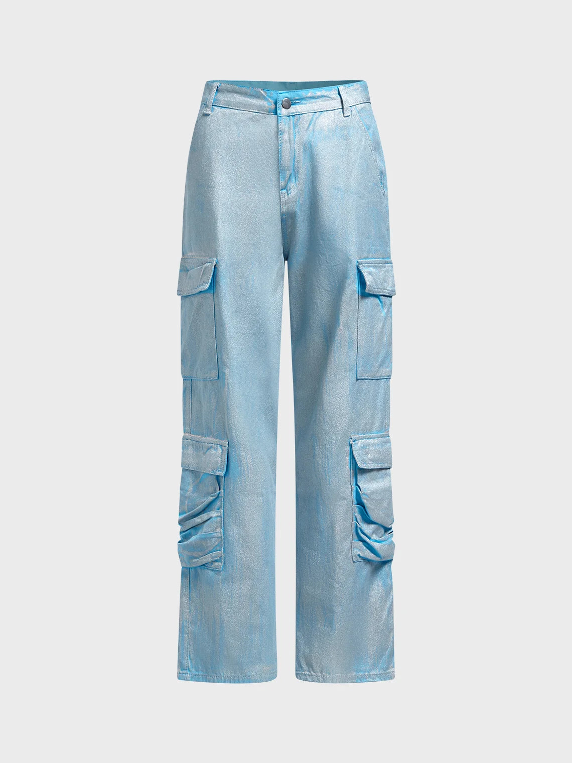 Denim Plain Straight Jeans