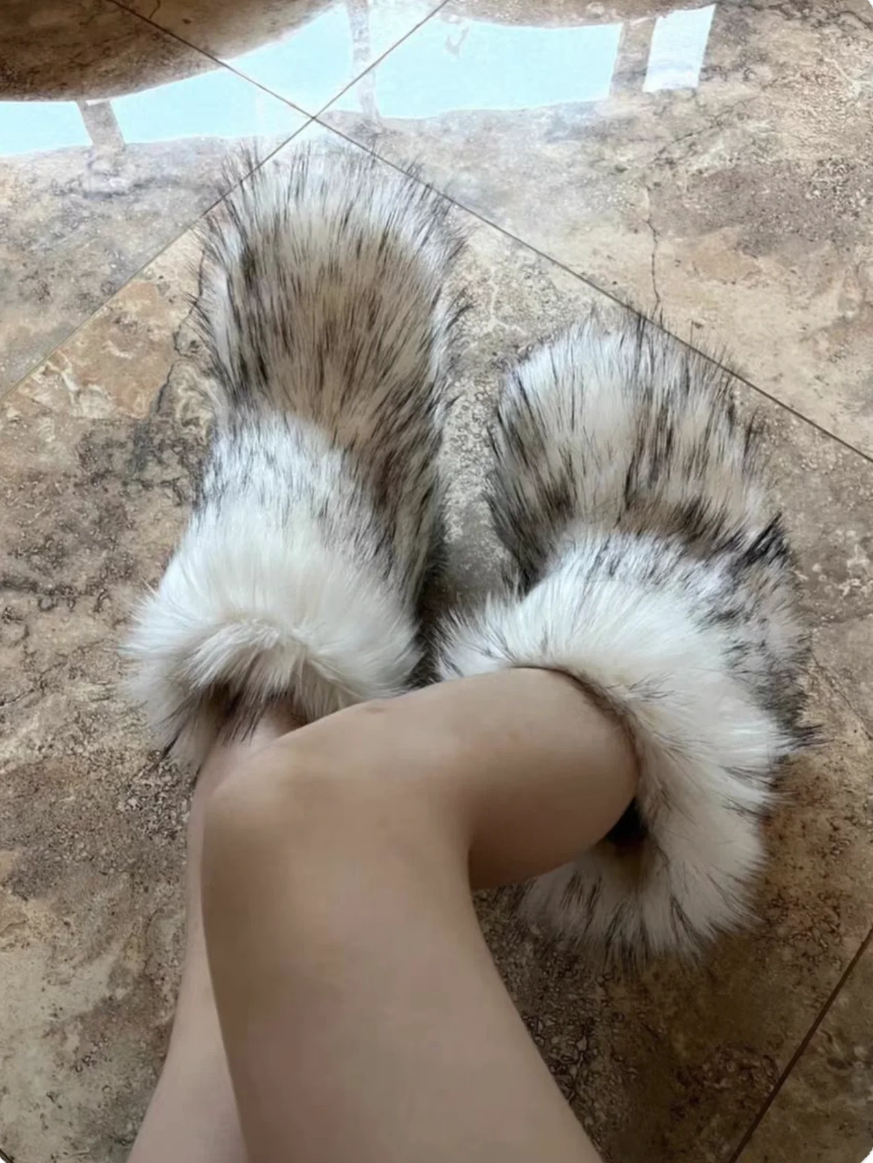 Winter Faux Fur Edgy Cotton-Padded Boots