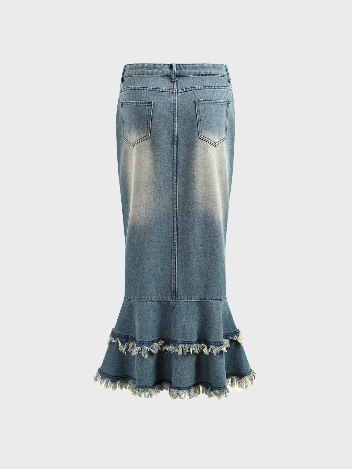 Maxi Denim Mermaid Skirt