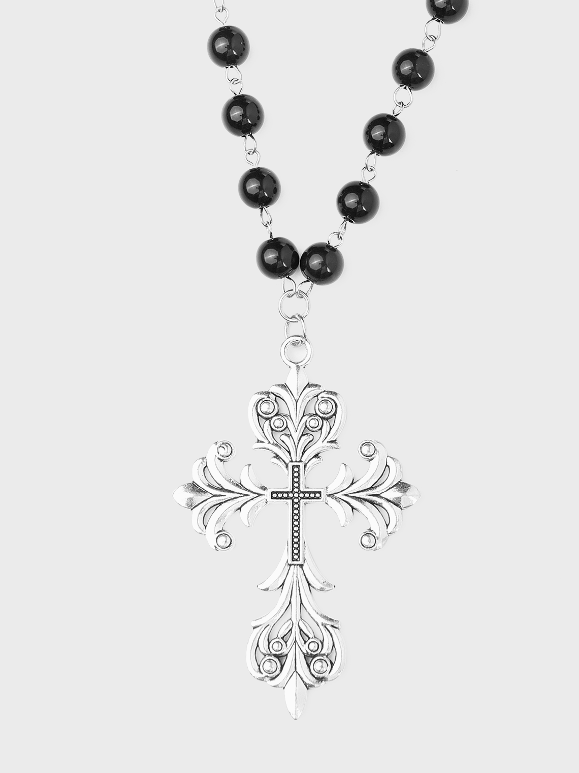 Metal Cross Necklace