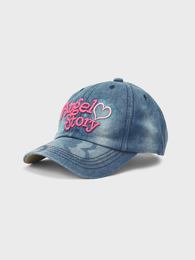 Baseball Denim Heart/Cordate Hat