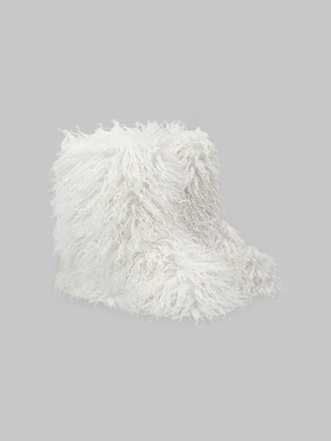 Fuzzy Faux Fur Ankle Plain Snow Boots